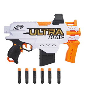 ナーフ アメリカ 直輸入 ソフトダーツ リフィル Nerf Hasbro Ultra Amp Motorised Blaster, 6-Dart Clip, 6 Ultra Darts, Only Compatible Ultra Darts, Multicolor, 28.6 x 27.3 x 45.1 cm, N-Aナーフ アメリカ 直輸入 ソフトダーツ リフィル