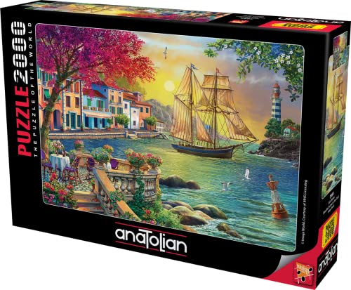 ジグソーパズル 海外製 アメリカ Anatolian Puzzle - Beautiful Sunset in The Town 2000 Piece Jigsaw Puzzle 3955 Multicolorジグソーパズル 海外製 アメリカ