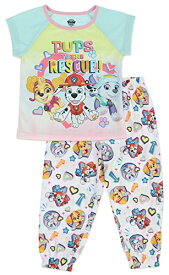 パウパトロール アメリカ直輸入 子供服 キッズ ファッション Paw Patrol Girls' Pajama Set, Super Funday 2-Piece, Light Green, Toddler Size 2パウパトロール アメリカ直輸入 子供服 キッズ ファッション