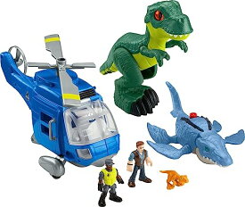 ジュラシックワールド JURASSIC WORLD おもちゃ フィギュア 恐竜映画 Jurassic World Fisher-Price Imaginext Dinosaur Toys, Dino Chopper with 3 Dinosaurs and Owen Grady Figure for Preschool Kジュラシックワールド JURASSIC WORLD おもちゃ フィギュア 恐竜映画