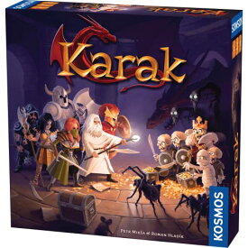 ボードゲーム 英語 アメリカ 海外ゲーム Karak | A Dungeon Crawler Game for Kids from Kosmos Games | Competitive Role-Playing Fantasy Game for 2 to 5 Players Ages 7+ | Dice-Rolling Mechanism | Ideal for Families | 2ボードゲーム 英語 アメリカ 海外ゲーム