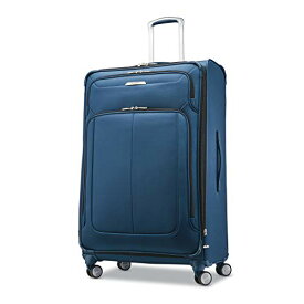 スーツケース キャリーバッグ ビジネスバッグ ビジネスリュック バッグ Samsonite Solyte DLX Softside Expandable Luggage with Spinner Wheels, Mediterranean Blue, Checked-Large 29-Inchスーツケース キャリーバッグ ビジネスバッグ ビジネスリュック バッグ
