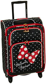 スーツケース キャリーバッグ ビジネスバッグ ビジネスリュック バッグ American Tourister Disney Softside Luggage with Spinner Wheels, Minnie Mouse Red Bow, 21-Inchスーツケース キャリーバッグ ビジネスバッグ ビジネスリュック バッグ