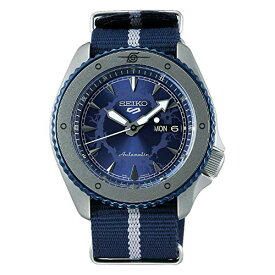 腕時計 セイコー メンズ SEIKO 5 Sports Boruto & Naruto: Sasuke Automatic Blue Dial Watch SRPF69K1腕時計 セイコー メンズ