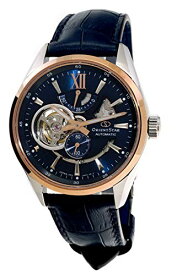 腕時計 オリエント メンズ Orient Star Limited Edition Semi Skeleton Blue Dial Rose Gold Sapphire Glass Automatic Watch RE-AV0111L腕時計 オリエント メンズ
