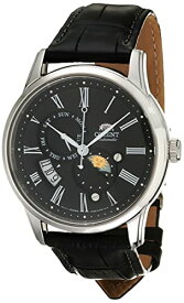 腕時計 オリエント メンズ Orient Sun and Moon Automatic Black Dial Men's Watch RA-AK0010B10B腕時計 オリエント メンズ