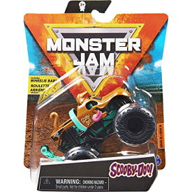 モンスタージャム モンスタートラック ミニカー Monster Jam 2021 Spin Master 1:64 Diecast Monster Truck with Wheelie Bar: Ruff Crowd Scooby-Dooモンスタージャム モンスタートラック ミニカー