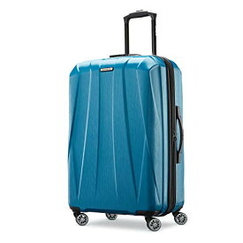 スーツケース キャリーバッグ ビジネスバッグ ビジネスリュック バッグ Samsonite Centric 2 Hardside Expandable Luggage with Spinners, Caribbean Blue, Checked-Large 28-Inchスーツケース キャリーバッグ ビジネスバッグ ビジネスリュック バッグ