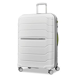 スーツケース キャリーバッグ ビジネスバッグ ビジネスリュック バッグ Samsonite Freeform Hardside Expandable with Double Spinner Wheels, Checked-Large 28-Inch, White/Greyスーツケース キャリーバッグ ビジネスバッグ ビジネスリュック バッグ