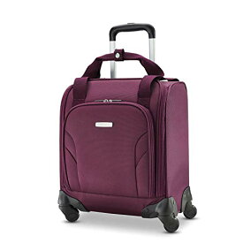 スーツケース キャリーバッグ ビジネスバッグ ビジネスリュック バッグ Samsonite Underseat Carry-On Spinner with USB Port, Purple, One Sizeスーツケース キャリーバッグ ビジネスバッグ ビジネスリュック バッグ