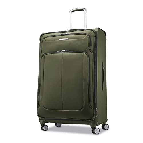 スーツケース キャリーバッグ ビジネスバッグ ビジネスリュック バッグ Samsonite Solyte DLX Softside Expandable Luggage with Spinner Wheels, Cedar Green, Checked-Large 29-Inchスーツケース キャリーバッグ ビジネスバッグ ビジネスリュック バッグ
