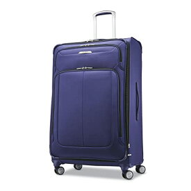 スーツケース キャリーバッグ ビジネスバッグ ビジネスリュック バッグ Samsonite Solyte DLX Softside Expandable Luggage with Spinner Wheels, Iris Blue, Checked-Large 29-Inchスーツケース キャリーバッグ ビジネスバッグ ビジネスリュック バッグ