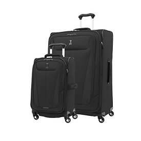 スーツケース キャリーバッグ ビジネスバッグ ビジネスリュック バッグ Travelpro Maxlite 5 Softside Expandable Luggage with 4 Spinner Wheels, Lightweight Suitcase, Men and Women, Black, 2スーツケース キャリーバッグ ビジネスバッグ ビジネスリュック バッグ