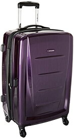 スーツケース キャリーバッグ ビジネスバッグ ビジネスリュック バッグ Samsonite Winfield 2 Hardside Expandable Luggage with Spinner Wheels, Checked-Medium 24-Inch, Purpleスーツケース キャリーバッグ ビジネスバッグ ビジネスリュック バッグ