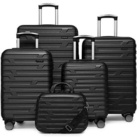 スーツケース キャリーバッグ ビジネスバッグ ビジネスリュック バッグ LARVENDER Luggage 5 Piece Sets, Expandable Luggage Sets Clearance, Suitcases with Spinner Wheels, Hard Shell Luggageスーツケース キャリーバッグ ビジネスバッグ ビジネスリュック バッグ