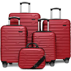 スーツケース キャリーバッグ ビジネスバッグ ビジネスリュック バッグ LARVENDER Luggage 5 Piece Sets, Expandable Luggage Sets Clearance, Suitcases with Spinner Wheels, Hard Shell Luggageスーツケース キャリーバッグ ビジネスバッグ ビジネスリュック バッグ