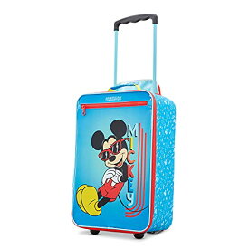 スーツケース キャリーバッグ ビジネスバッグ ビジネスリュック バッグ AMERICAN TOURISTER Kids' Disney Softside Upright Luggage,Telescoping Handles, Mickey, Carry-On 18-Inchスーツケース キャリーバッグ ビジネスバッグ ビジネスリュック バッグ