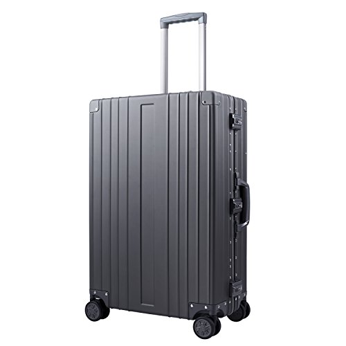 スーツケース キャリーバッグ ビジネスバッグ ビジネスリュック バッグ TRAVELKING All Aluminum Luggage Zipperless Hard Shell Luggage Case with TSA Lock Spinner Alloy Metal Suitcase (Grey,スーツケース キャリーバッグ ビジネスバッグ ビジネスリュック バッグ