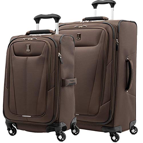 スーツケース キャリーバッグ ビジネスバッグ ビジネスリュック バッグ Travelpro Maxlite Softside Expandable Luggage with Spinner Wheels, Lightweight Suitcase, Men and Women, Mocha, 2スーツケース キャリーバッグ ビジネスバッグ ビジネスリュック バッグ
