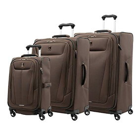 スーツケース キャリーバッグ ビジネスバッグ ビジネスリュック バッグ Travelpro Maxlite 5 Softside Expandable Luggage with 4 Spinner Wheels, Lightweight Suitcase, Men and Women, Mocha, 3スーツケース キャリーバッグ ビジネスバッグ ビジネスリュック バッグ