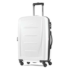 スーツケース キャリーバッグ ビジネスバッグ ビジネスリュック バッグ Samsonite Winfield 2 Hardside Expandable Luggage with Spinner Wheels, Checked-Medium 24-Inch, Brushed Whiteスーツケース キャリーバッグ ビジネスバッグ ビジネスリュック バッグ