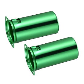 真空管 ギター・ベース アンプ 海外 輸入 MECCANIXITY 9pin Ceramic Vacuum Tube Socket Valve 53mm Aluminum Shield for 12AX7 12AU7 ECC83 ECC82 Tube,Green Pack of 2真空管 ギター・ベース アンプ 海外 輸入