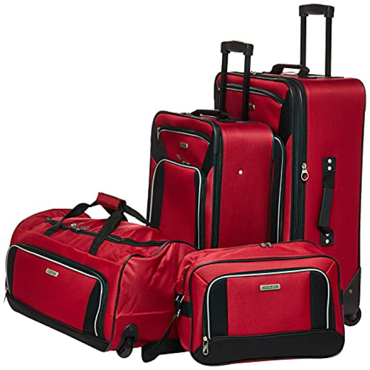 楽天市場】スーツケース キャリーバッグ ビジネスバッグ ビジネスリュック バッグ American Tourister Fieldbrook XLT Softside Upright Luggage, Red/Black, 4-Piece Set (BB/DF/21/25)スーツケース キャリーバッグ ビジネスバッグ ビジネスリュック バッグ :