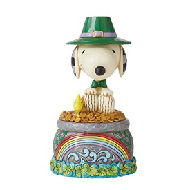 エネスコ Enesco 置物 インテリア 海外モデル アメリカ Enesco Peanuts by Jim Shore Snoopy Pot of Gold, Figurine, 5.9 Inchesエネスコ Enesco 置物 インテリア 海外モデル アメリカ