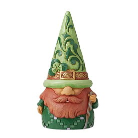 エネスコ Enesco 置物 インテリア 海外モデル アメリカ Enesco Jim Shore Heartwood Creek Irish Leprechaun Gnome Holding Staff Figurine, 7.48 Inch, Multicolorエネスコ Enesco 置物 インテリア 海外モデル アメリカ