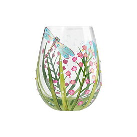 エネスコ Enesco 置物 インテリア 海外モデル アメリカ Enesco Lolita Stemless Dragonfly Wine Glass, 4.53-inch Height, 1 Count (Pack of 1)エネスコ Enesco 置物 インテリア 海外モデル アメリカ
