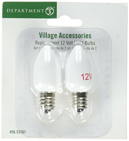 デパートメント56 Department 56 置物 インテリア 海外モデル Department 56 Accessories for Villages Replacement 12-Volt Light Bulb, Whiteデパートメント56 Department 56 置物 インテリア 海外モデル