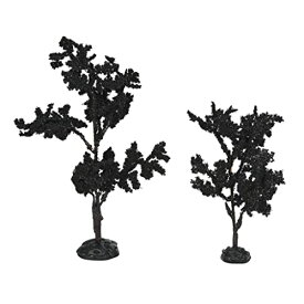 デパートメント56 Department 56 置物 インテリア 海外モデル Department 56 Village Halloween Accessories The Forboding Trees Figurine Set, 6 and 9 Inch, Blackデパートメント56 Department 56 置物 インテリア 海外モデル