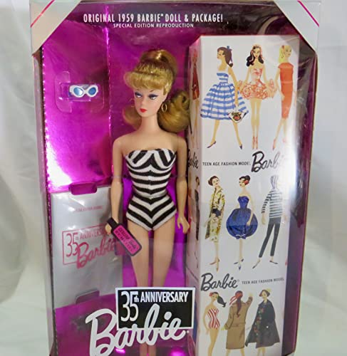 バービー バービー人形 Original 1959 Blonde Barbie Doll 35th Anniversary Special  Edition REPRODUCTIONバービー バービー人形 | angelica
