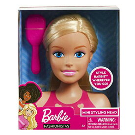 バービー バービー人形 Just Play 2pc Barbie Doll Girls Mini Styling Head Pretend Play Dress Up Set,Blonde (JPMINSHDBAR1)バービー バービー人形