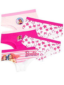 バービー バービー人形 Barbie Underwear | Girls Cotton Underwear| Pack of 5 Girl Panties Multicolour 7 Multicolorバービー バービー人形