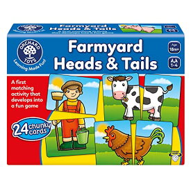 ボードゲーム 英語 アメリカ 海外ゲーム Orchard Toys Moose, Farmyard Heads & Tails Game. A First Matching Activity That develops into a Fun Game. 24 Chunky Cards. Age 18 Months+. 1-4 Playersボードゲーム 英語 アメリカ 海外ゲーム