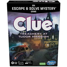 ボードゲーム 英語 アメリカ 海外ゲーム Clue Board Game Treachery at Tudor Mansion, Escape Room Game, Cooperative Family Murder Mystery Games, Ages 10 and up, 1-6 Playersボードゲーム 英語 アメリカ 海外ゲーム