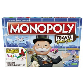 ボードゲーム 英語 アメリカ 海外ゲーム Hasbro Gaming Monopoly World Tour Board Game with Token Stampers and Dry-Erase Gameboard for Family Game Nightボードゲーム 英語 アメリカ 海外ゲーム