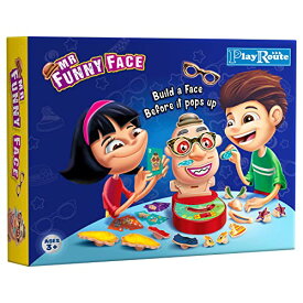 ボードゲーム 英語 アメリカ 海外ゲーム PlayRoute Funny Face Pop Up Game | Fun Board Game for Kids Ages 4-6-8 and up | Preschool & Family Pop Up Toy Game for Girls and Boysボードゲーム 英語 アメリカ 海外ゲーム