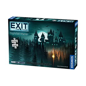 ジグソーパズル 海外製 アメリカ EXIT: Nightfall Manor (with Jigsaw Puzzles) | EXIT: The Game ? A Kosmos Game | Family-Friendly, Jigsaw Puzzle-Based at-Home Escape Room Experience | Collaborative Game | for 1 to 4 Playeジグソーパズル 海外製 アメリカ