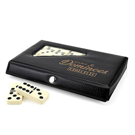 ボードゲーム 英語 アメリカ 海外ゲーム ERLLE Dominos Set Game. Premium Classic 28 Pieces Double Six Domino. Durable Leather Box. Kids, Boys, Girls, Party Favors and Anytime Use. Duoble 6 Dominoes.(PVC Edition)ボードゲーム 英語 アメリカ 海外ゲーム