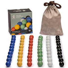 ボードゲーム 英語 アメリカ 海外ゲーム Yellow Mountain Imports 60 Pieces Chinese Checkers Glass Marbles Set with Solid Colors - 16 Millimetersボードゲーム 英語 アメリカ 海外ゲーム