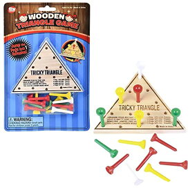 ボードゲーム 英語 アメリカ 海外ゲーム The Dreidel Company Classic Wooden Triangle Board Games, Great for Prizes, 4.5" (Single)ボードゲーム 英語 アメリカ 海外ゲーム
