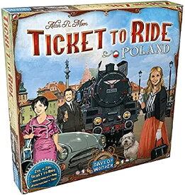 ボードゲーム 英語 アメリカ 海外ゲーム Ticket to Ride Poland Board Game Expansion - Train Route-Building Strategy Game, Fun Family Game for Kids & Adults, Ages 8+, 2-4 Players, 30-60 Minute Playtime, Made by Days ボードゲーム 英語 アメリカ 海外ゲーム