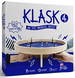 ボードゲーム 英語 アメリカ 海外ゲーム KLASK 4: The 4 Player Magnetic Party Game of Skill - for Kids and Adults of All Ages That’s Half Foosball, Half Air Hockeyボードゲーム 英語 アメリカ 海外ゲーム