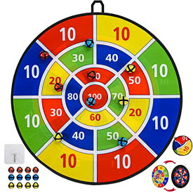 ボードゲーム 英語 アメリカ 海外ゲーム 29" Dart Board with Balls for Kids Gifts Toys for Boys Kids Age 8-12, Kids Dart Board Game with Sticky Balls Board Games for Kids 8-12 (12 Darts)ボードゲーム 英語 アメリカ 海外ゲーム