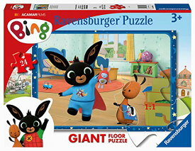 ジグソーパズル 海外製 アメリカ Ravensburger Bing Bunny 24 Piece Giant Floor Jigsaw Puzzles for Kids Age 3 Years Up - Educational Toys for Toddlersジグソーパズル 海外製 アメリカ