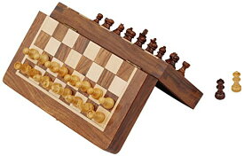 ボードゲーム 英語 アメリカ 海外ゲーム Magnetic Travel Chess Board Set - Classic Wood Staunton 7 X 7 Inch Pocket Chess Set with Folding Game Board Handmade in Fine Rosewoodボードゲーム 英語 アメリカ 海外ゲーム