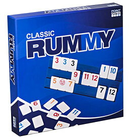 ボードゲーム 英語 アメリカ 海外ゲーム Point Games, Classic Rummy Cube Game, with Full-Size Three Tier Exclusive Folding Playing Racks, 2-4 Players, Great Giftボードゲーム 英語 アメリカ 海外ゲーム