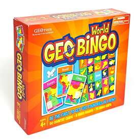 ボードゲーム 英語 アメリカ 海外ゲーム GeoToys ? GeoBingo World ? Board Games for Kids ? Geography Bingo Game Learning Resources and Educational Toys ? Kid Toys for Ages 4 and Upボードゲーム 英語 アメリカ 海外ゲーム